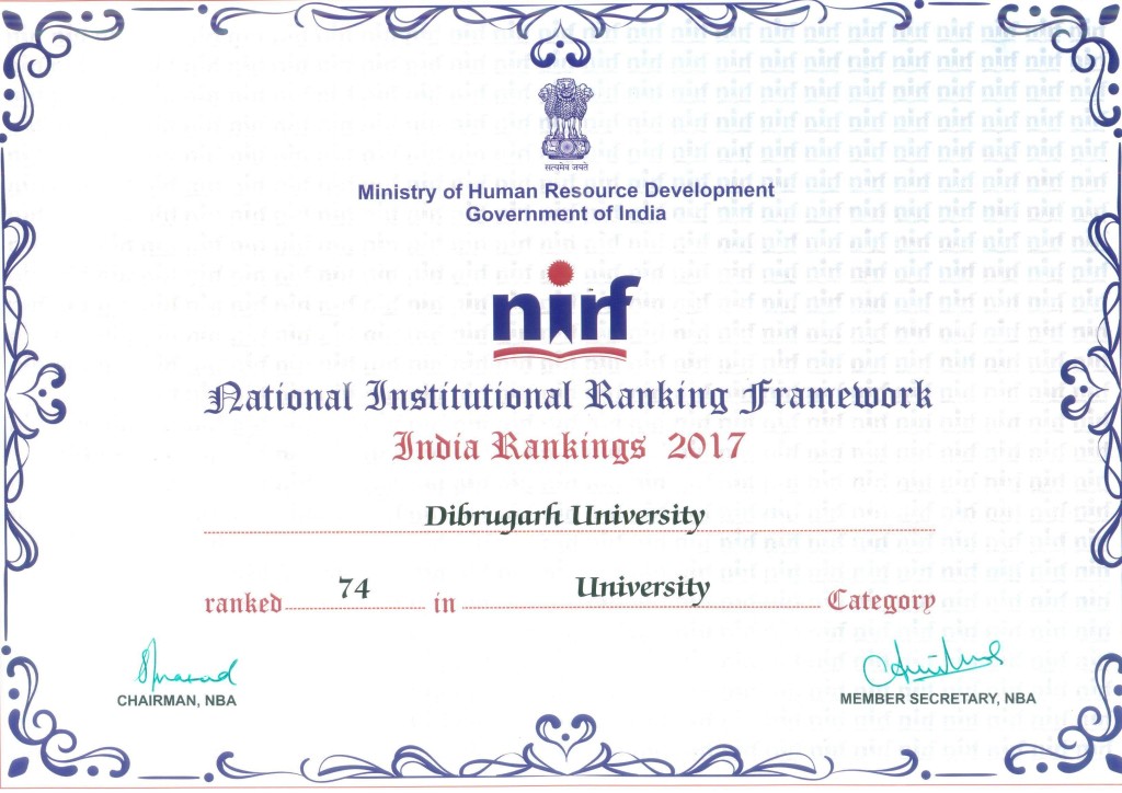 NIRF RankingDU2017n